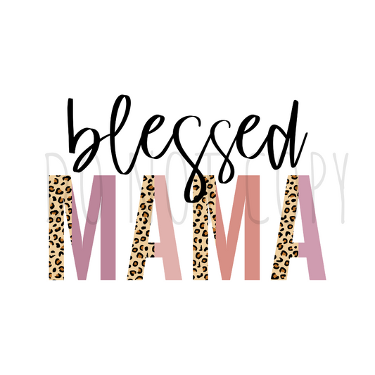 Blessed Mama lep DTF transfer N173