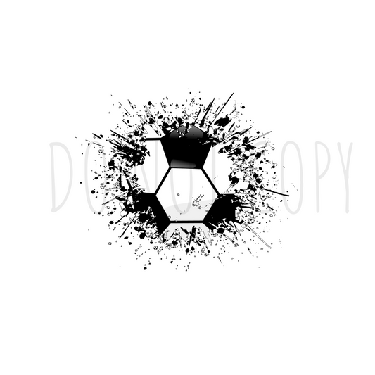 Soccer Ball DTF transfer C18