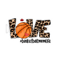 Love basketball DTF transfer C76