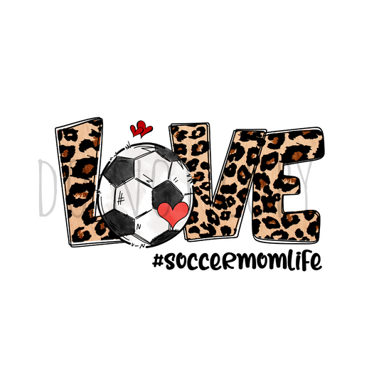 Love Soccer DTF transfer C25