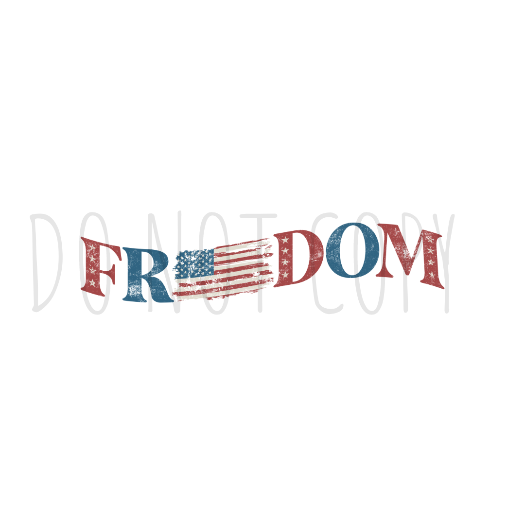 Freedom DTF Transfer